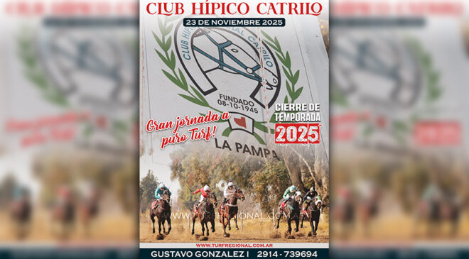 El domingo 23 de noviembre cierre de temporada en Catrilo, La Pampa