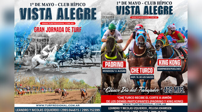 Adelantos del Club Hípico Riveras Nequinas Vista Alegre para el 1° de Mayo