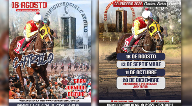Las próximas fechas del calendario 2026 en el Club Hípico y Social Catrilo