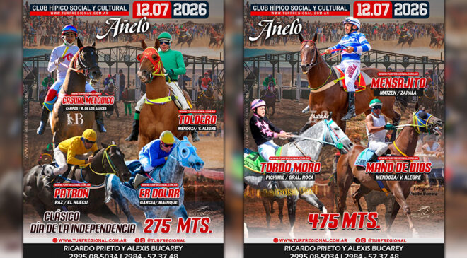 El domingo 12 de julio se corre en el Club Hípico Social y Cultural AÑELO